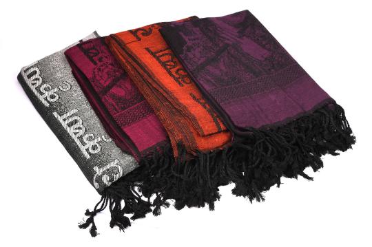 Radha Krishna Shawl in Soft Jacquard Fabric - I