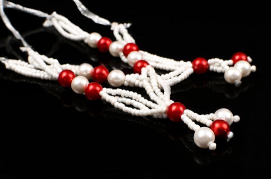 Deity bead Garlands - Set of 2 - Design XII