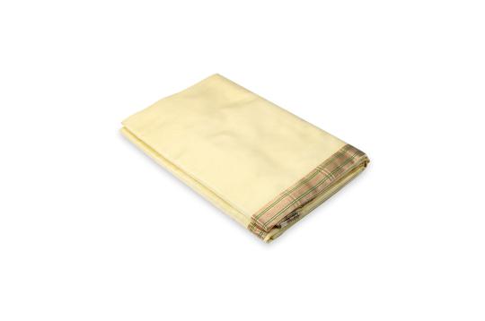 Cream Silk Dhoti with Shawl