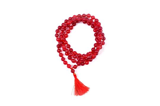 Red Agate Mala