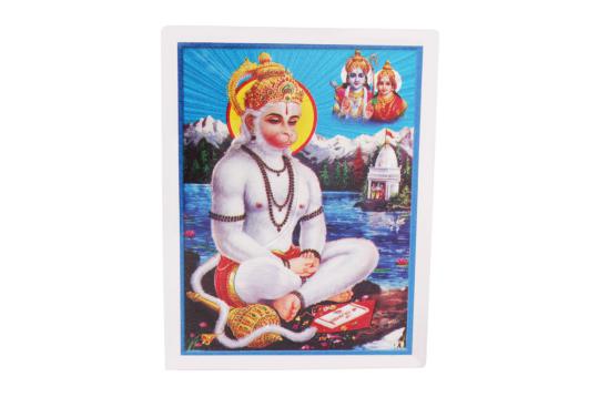 Ram Bhakt Hanuman Glittering Photo