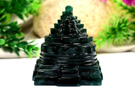 Green Jade Shree Yantra - 174 gms - I