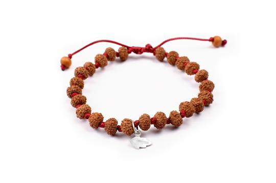 9 mukhi Durga Shakti bracelet from Java in silk thread