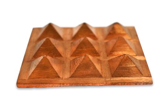 9 Pyramid Copper Plate