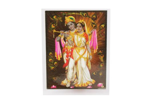 Radha Krishna Glittering Photo - II