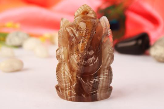 Ganesha in Fluorite - 105 gms