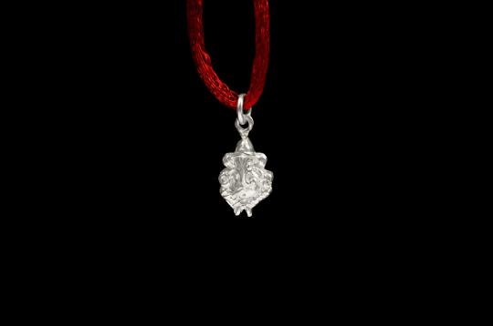 Ganesh Locket in Pure Silver - Design XXIX