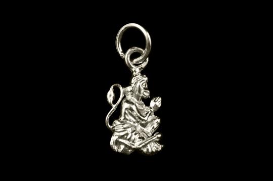 Hanuman locket - in pure silver - Design X