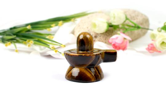 Shivlinga in Tiger Eye-193 gms
