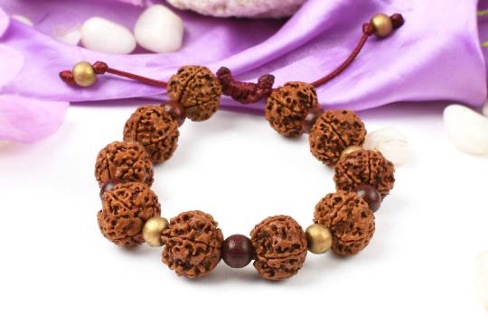 5 Mukhi Nepal Rudraksha beads bracelet - VIII
