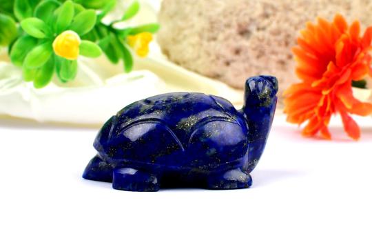 Kurma in Lapis Lazuli - 81 gms