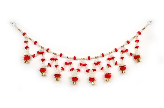 Door Toran with Pearl, Roses and Bell