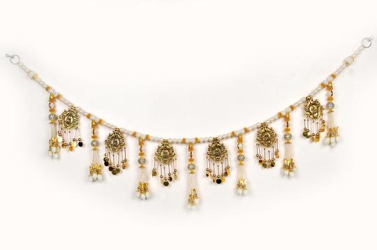 Auspicious Ganesha Toran with Pearl