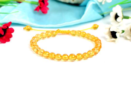 Citrine Bracelet - 7 mm