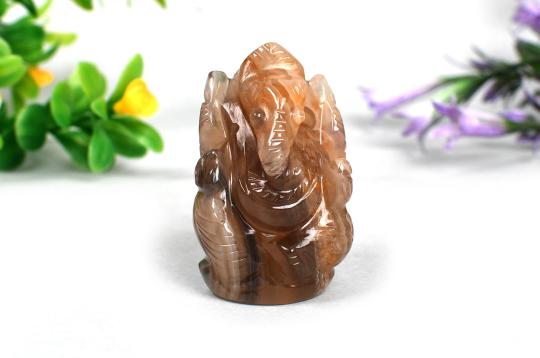 Ganesha in Fluorite - 58 gms