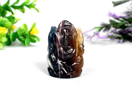 Ganesha in Fluorite - 76 gms