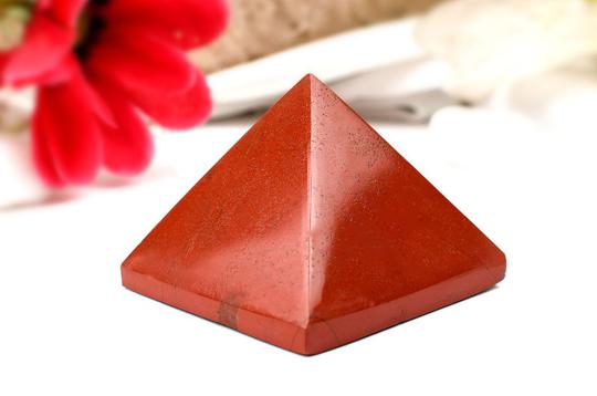 Pyramid in Red Jasper-Energy and strength