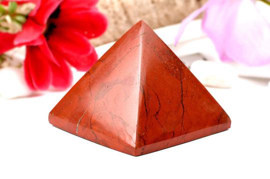 Pyramid in Red Jasper-I