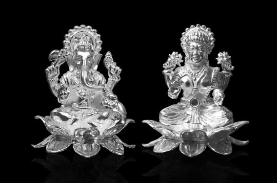Ganesh Laxmi (925 Sterling Silver)