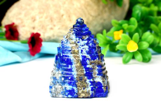 Lapis Lazuli Shree Yantra - 123 gms