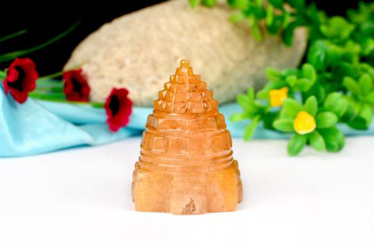 Yellow Jade Shree Yantra - 95 gms