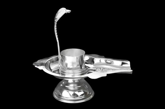 Yoni base in Pure Silver - IV