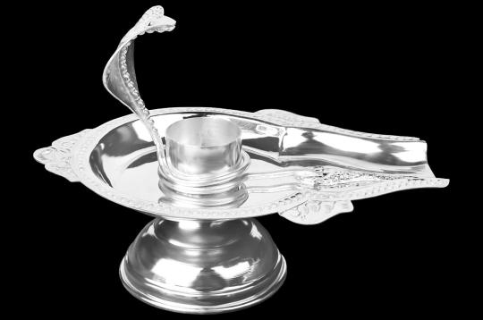 Yoni base in Pure Silver - VIII