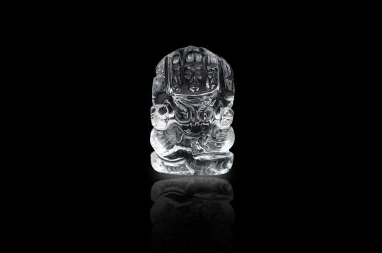 Kartikeya idol in Crystal - 74 gms