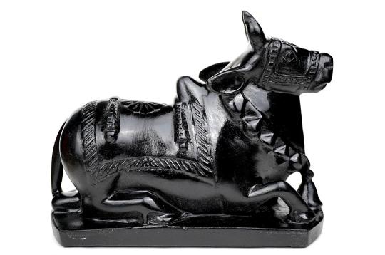 Nandi the Bull in Black Marble - IV