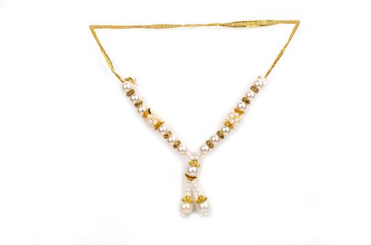 Pearl with Red Deity Garland - V