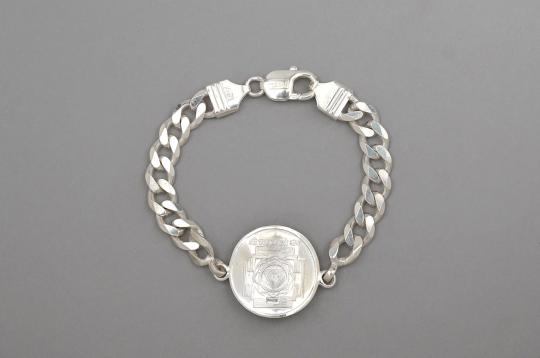 Mahakali Yantra Bracelet in 925 Sterling Silver