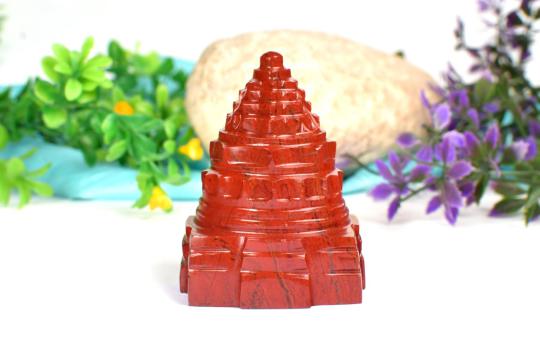 Shree Yantra in Jasper - 292 gms