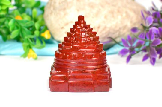 Shree Yantra in Jasper - 144 gms