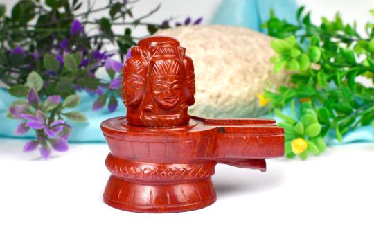 Pashupatinath Shivalinga in Jasper - 374 gms