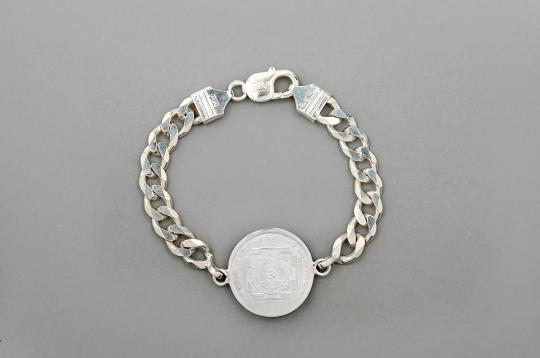 Gayatri Yantra Bracelet in 925 Sterling Silver