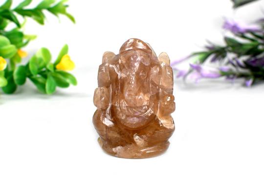 Ganesha in Fluorite - 82 gms