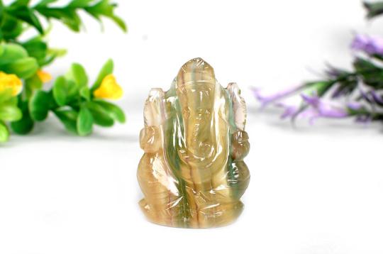 Ganesha in Fluorite - 48 gms