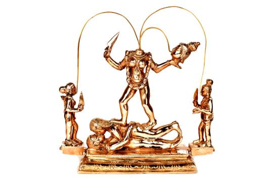 Goddess Chinnamasta idol in Bronze - I