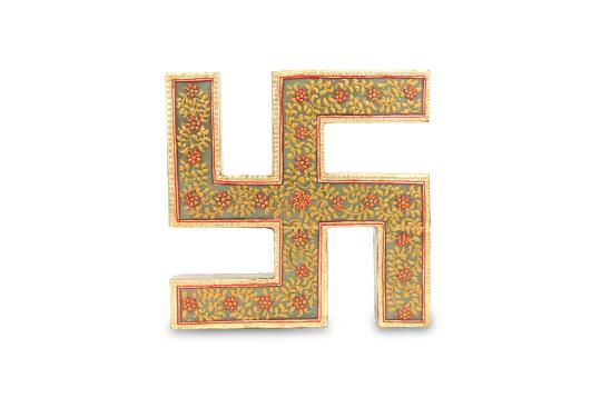 Green Aventurine Swastik