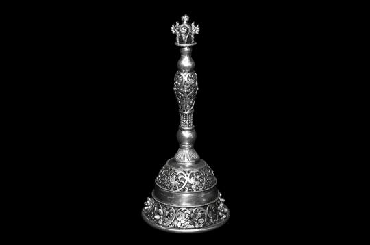 Puja bell (Ghanti) in 925 sterling silver