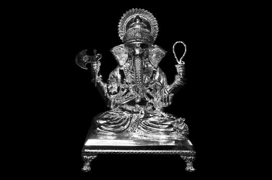 Ganesha in silver - I