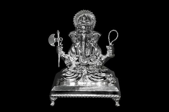 Ganesha in silver - II