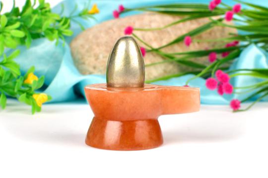 Parad Lingam with Red Jade Yonibase - VII