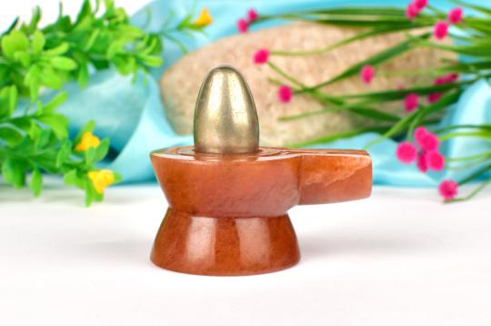 Parad Lingam with Red Jade Yonibase - VIII