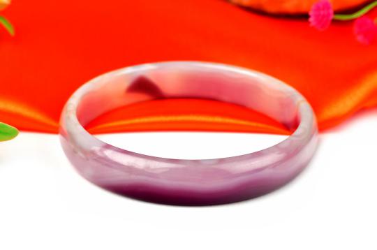 Purple Agate Bangle - VII