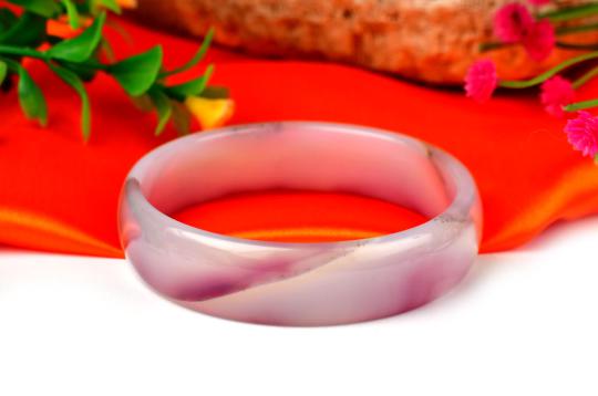 Purple Agate Bangle - XI