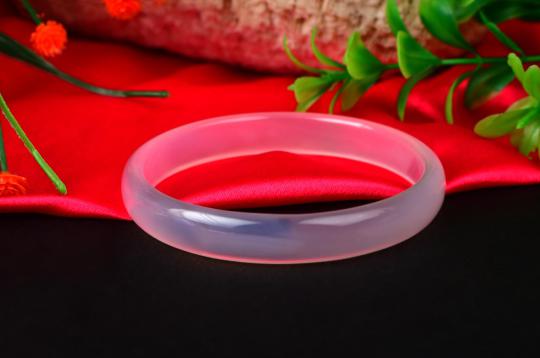 Rose Agate Bangle - II