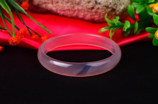 Rose Agate Bangle - V