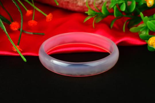 Rose Agate Bangle - VI