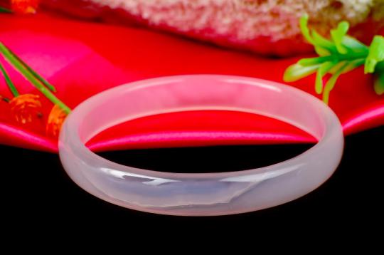 Rose Agate Bangle - IX
